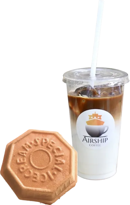 装飾:コーヒーとお菓子